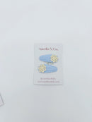 Aurelia & Co. Mini Flower Baby Fabric Hair Barrettes
