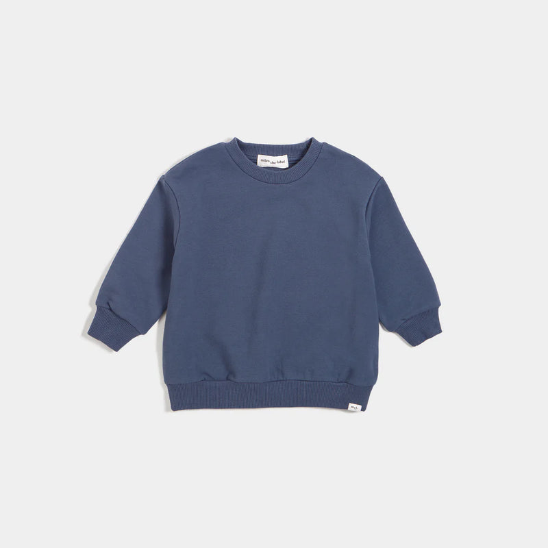Miles The Label - French Terry Sweatshirt Vintage Blue - Infant