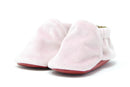 Little Grapefruit Baby Shoes Blush Velvet