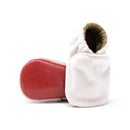 Little Grapefruit Baby Shoes Blush Velvet