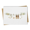 Paper Kuts  - Greeting Cards with Kraft Envelopes - Baby