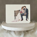 Paper Kuts  - Greeting Card with Kraft Envelope - Wedding