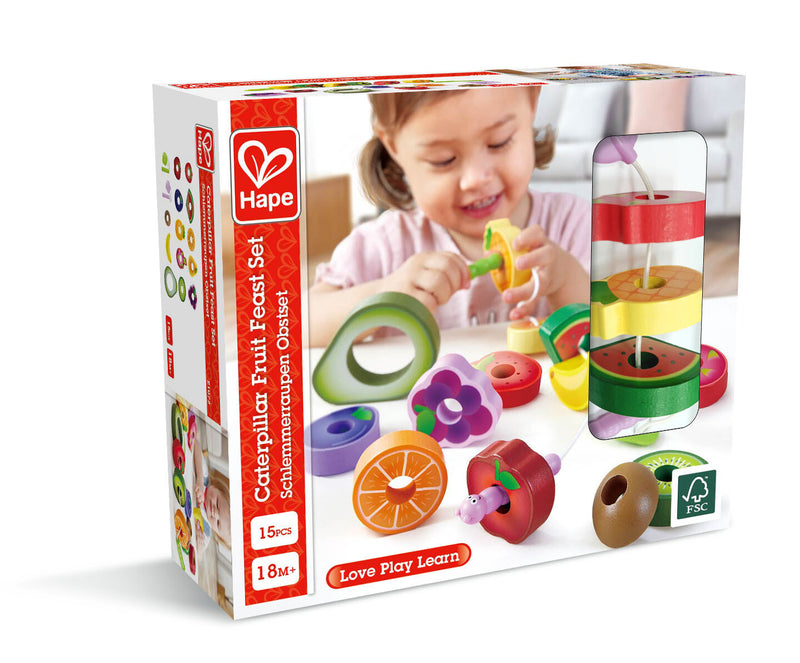 Hape - Caterpillar Fruit Feast Set