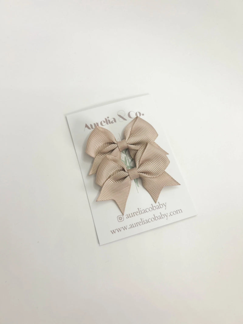 Aurelia & Co. Baby Cotton Pigtail Cheer Bows