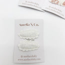 Aurelia & Co. Children's Blushing Mini Scallop Hair Barrettes