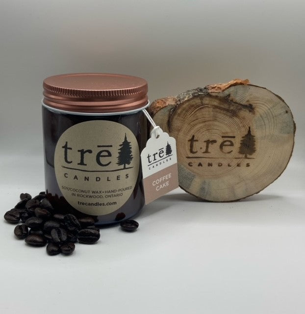 Tre Candles - Soy & Coconut Wax Candles - Coffee Cake