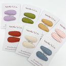 Aurelia & Co. Mini Baby Fabric Hair Barrettes