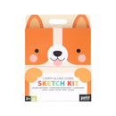 Petit Collage Carry Along Corgi Sketch Kit