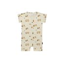 Belan J Short Sleeve Shortall Romper Day Camp