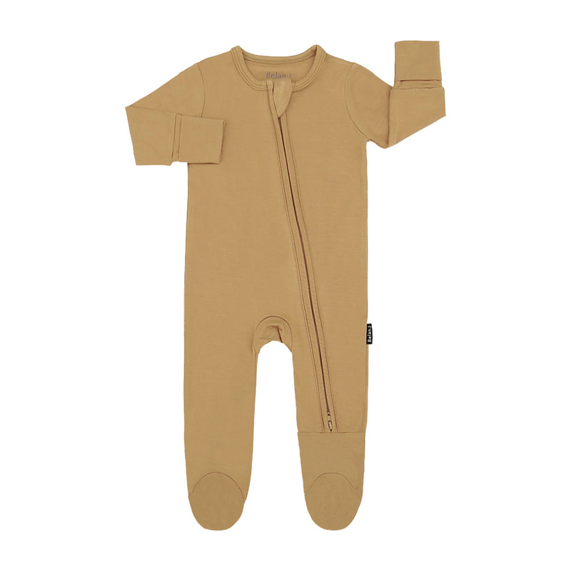 Belan J - Footed Zipper Sleeper Desert - FINAL SALE