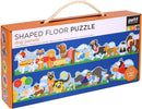 Petit Collage Dog Shaped Floor Puzzle