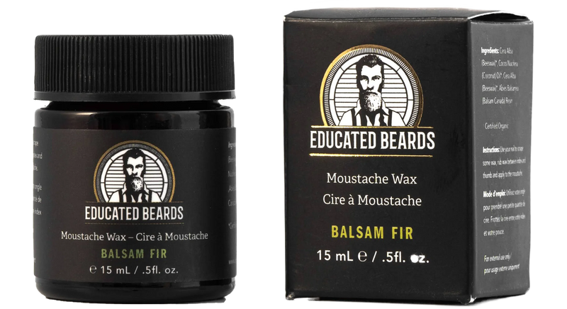 Educated Beards - Moustache Wax - Balsam Fir