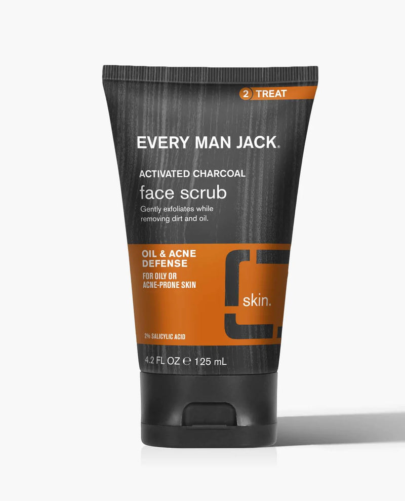 Every Man Jack - Face Scrub - Charcoal Skin Clearing