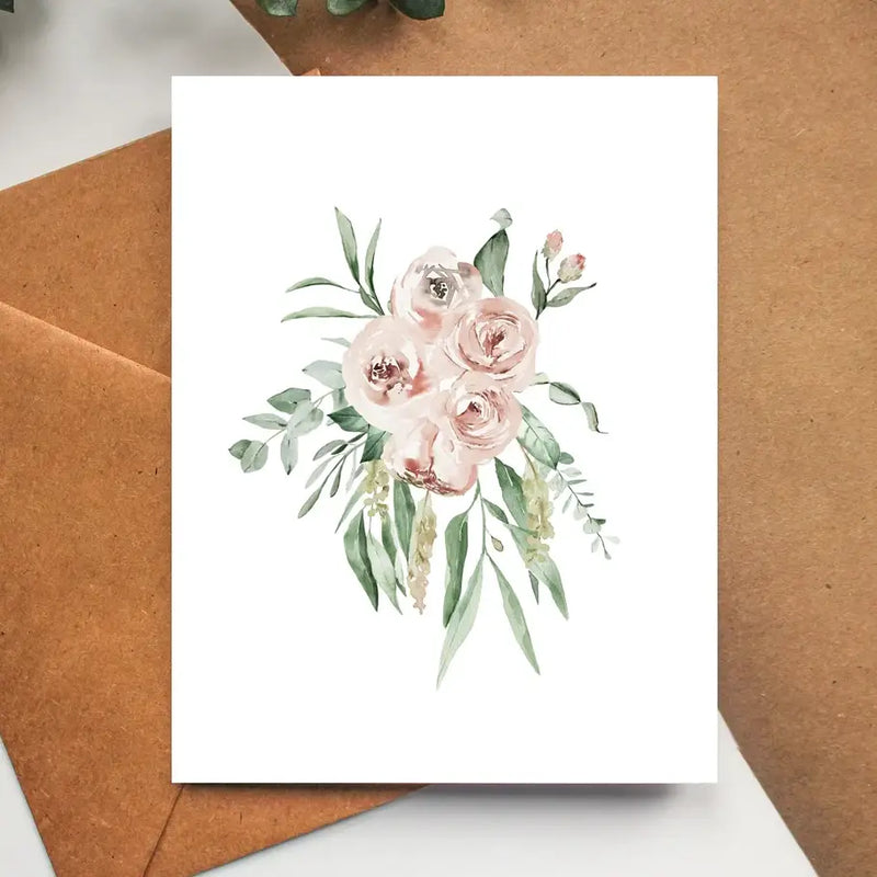 Balsam Paper Co - Floral Watercolour Greeting Card