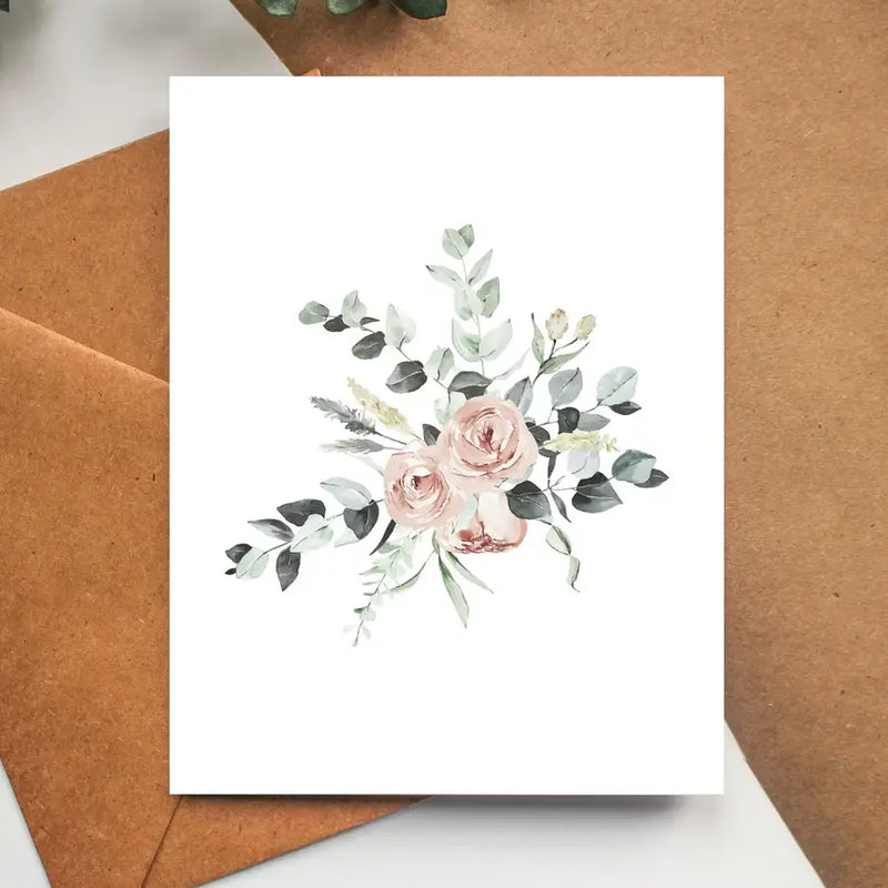 Balsam Paper Co - Floral Watercolour Greeting Card