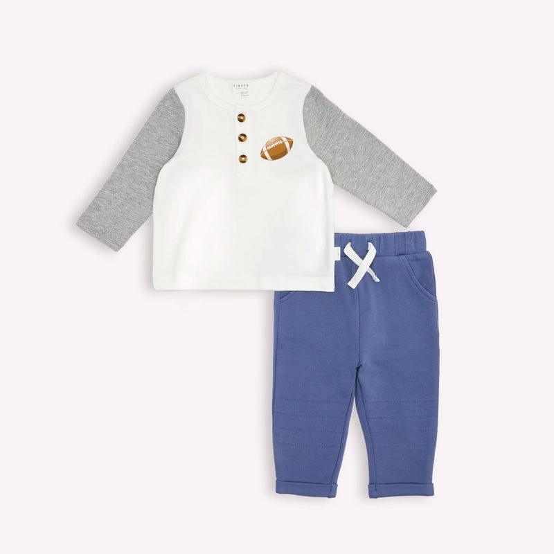 Petit Lem - Football Henley Outfit Set - FINAL SALE