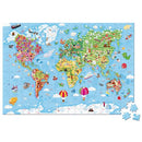 Janod - Giant World Puzzle 300 Pieces