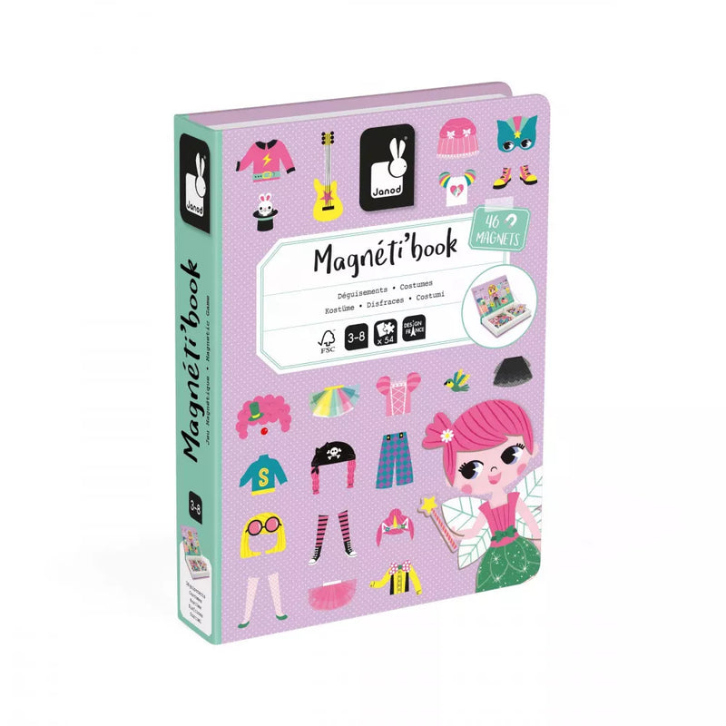 Janod  - Magneti Books Girl Costumes