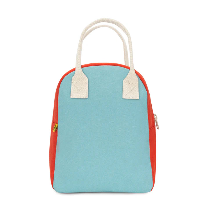 Fluf - Organic Cotton Zippered Lunch Pail  - Ice Pop