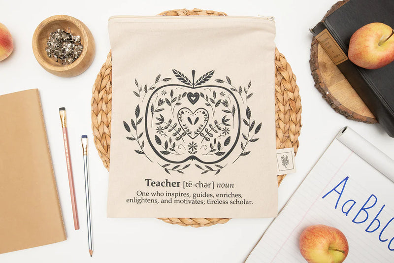 Your Green Kitchen - Medium Zippered Gift Bag Teacher