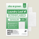 Also Green Laundry Leaf Detergent Sheets Fragrance Free