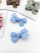Aurelia & Co. Linen Hair Bow Clip For Babies & Children