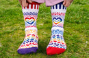 Solmate Adult Crew Socks Love