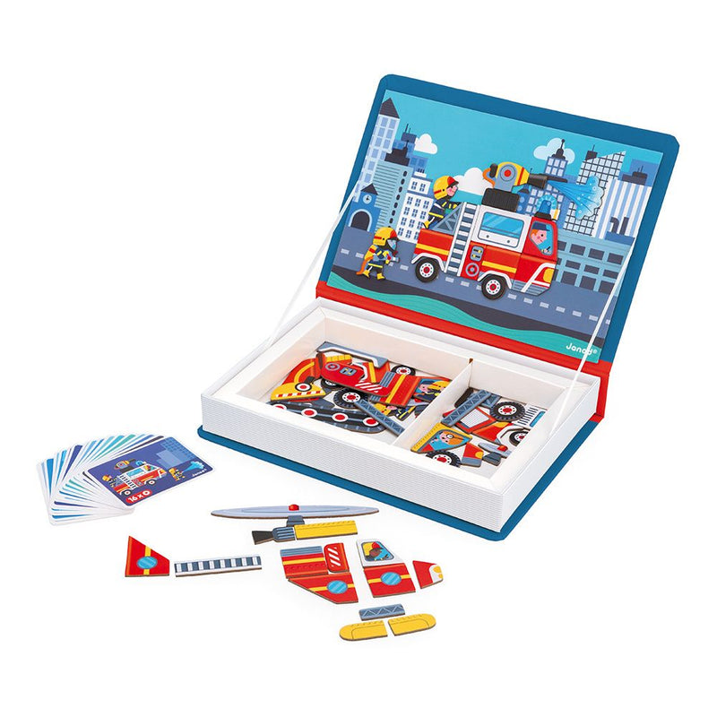 Janod  - Magneti Books Firefighters