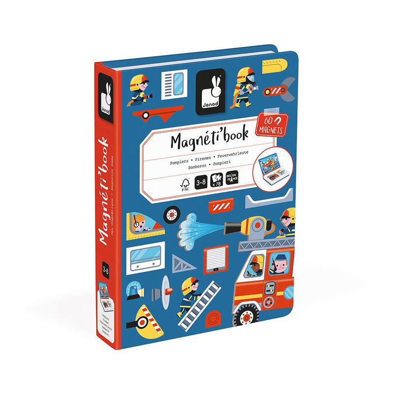 Janod  - Magneti Books Firefighters