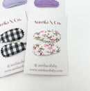 Aurelia & Co. Mini Baby Fabric Hair Barrettes