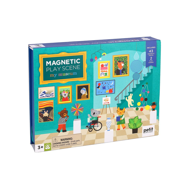Petit Collage Magnetic Play Scene My Museum