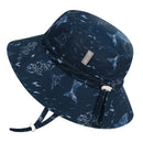 Jan & Jul Kids Water Repellent Bucket Hats | Navy Whale Play