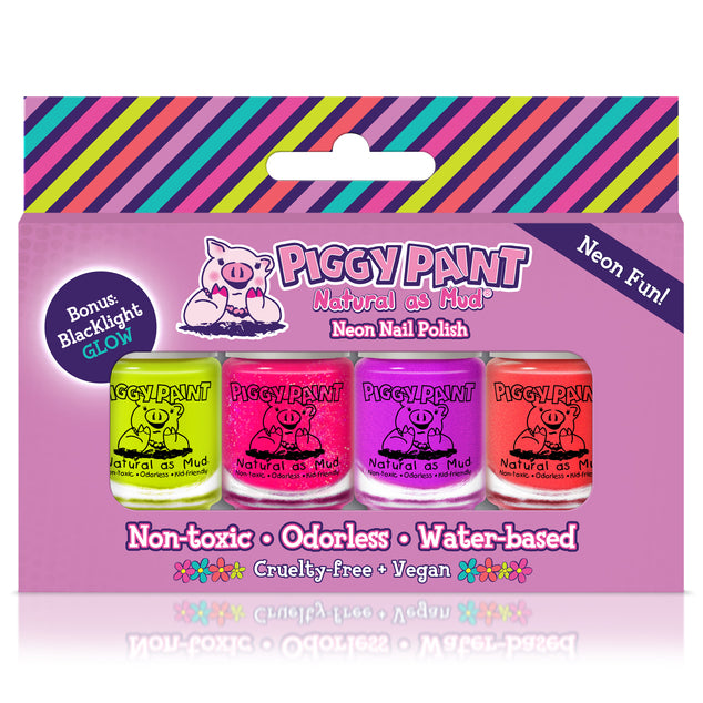 Piggy Paint - Neon 4 Polish Gift Set