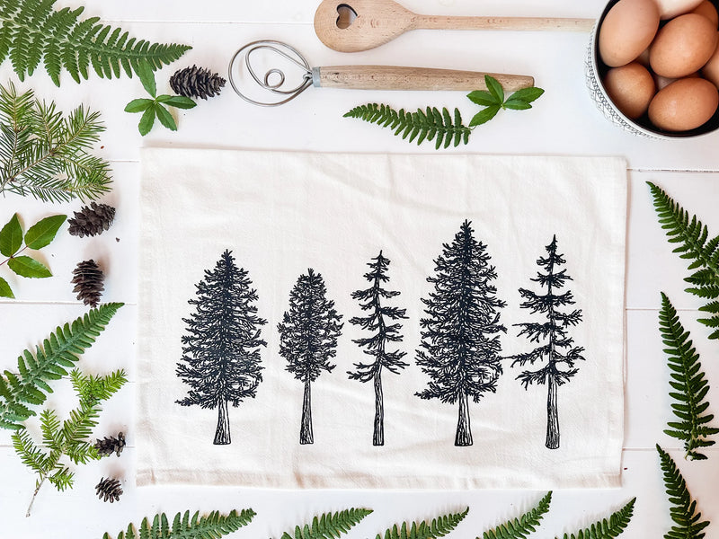 Your Green Kitchen - Tea Towel New Trees