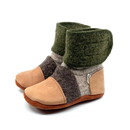Nooks Felted Bootie - Olive