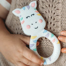 Little Cheeks Teether Pastel Zebra
