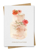 Paper Kuts  - Greeting Card with Kraft Envelope - Wedding