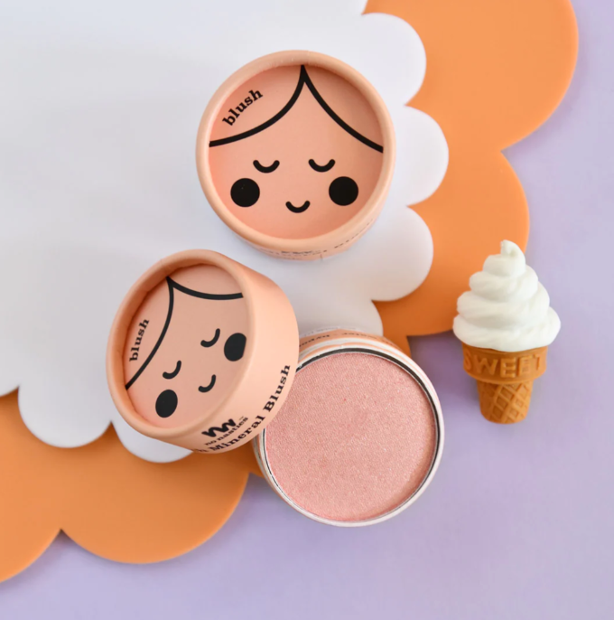 No Nasties Kids Peach Blusher Natural Makeup