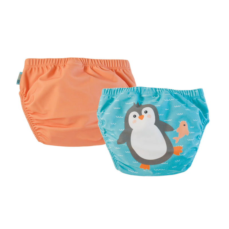 Zoocchini - Swim Diaper - 2 pc set - Penguin