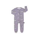 Belan J - Footed Zipper Sleeper Penguins Periwinkle