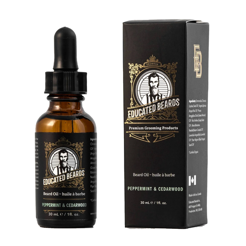 Educated Beards - Beard Oil - Peppermint Cedarwood