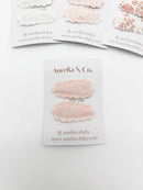 Aurelia & Co. Children's Blushing Mini Scallop Hair Barrettes