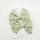 Aurelia & Co. Baby Cotton Pigtail Bows