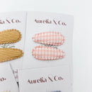 Aurelia & Co. Mini Baby Fabric Hair Barrettes