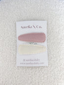 Aurelia & Co. Baby Squared Hair Barrettes For Babies and Kids