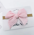 Aurelia & Co. Cotton Baby Bow Headbands Infant/Newborn