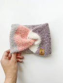 I'm In The Loop -Child Twisted Ear Warmer - Plum Fresh