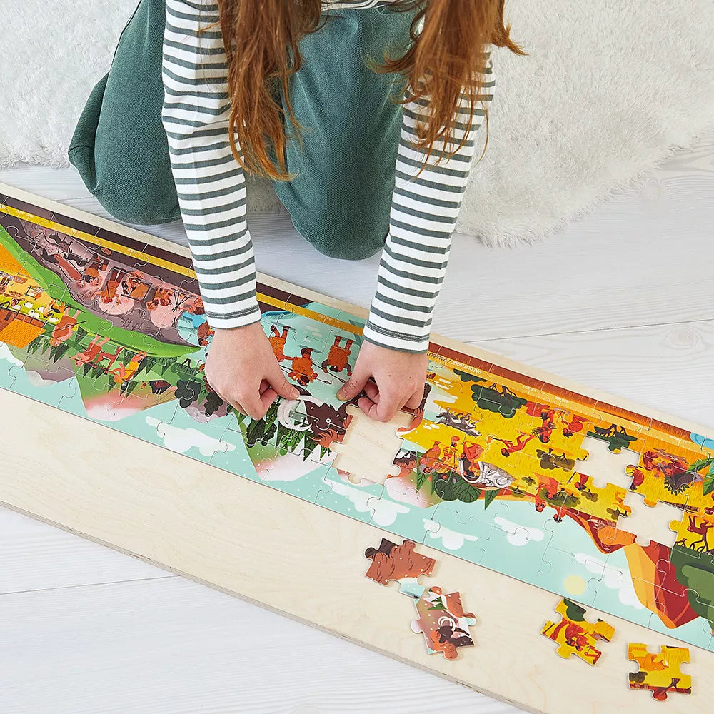 Janod 100pc Prehistoric Frieze Puzzle