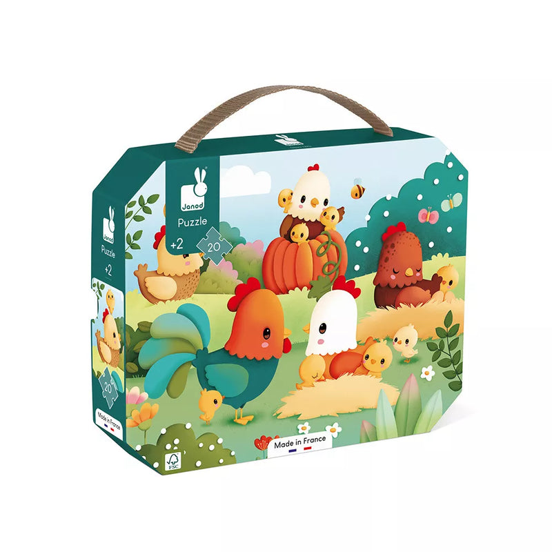 Janod - Welcome To The Farmyard 20 Piece Puzzle