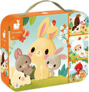 Janod - 4in 1 Progressive Puzzle - The farm